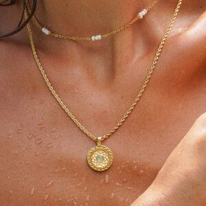 Inca Sun Necklace - Gold